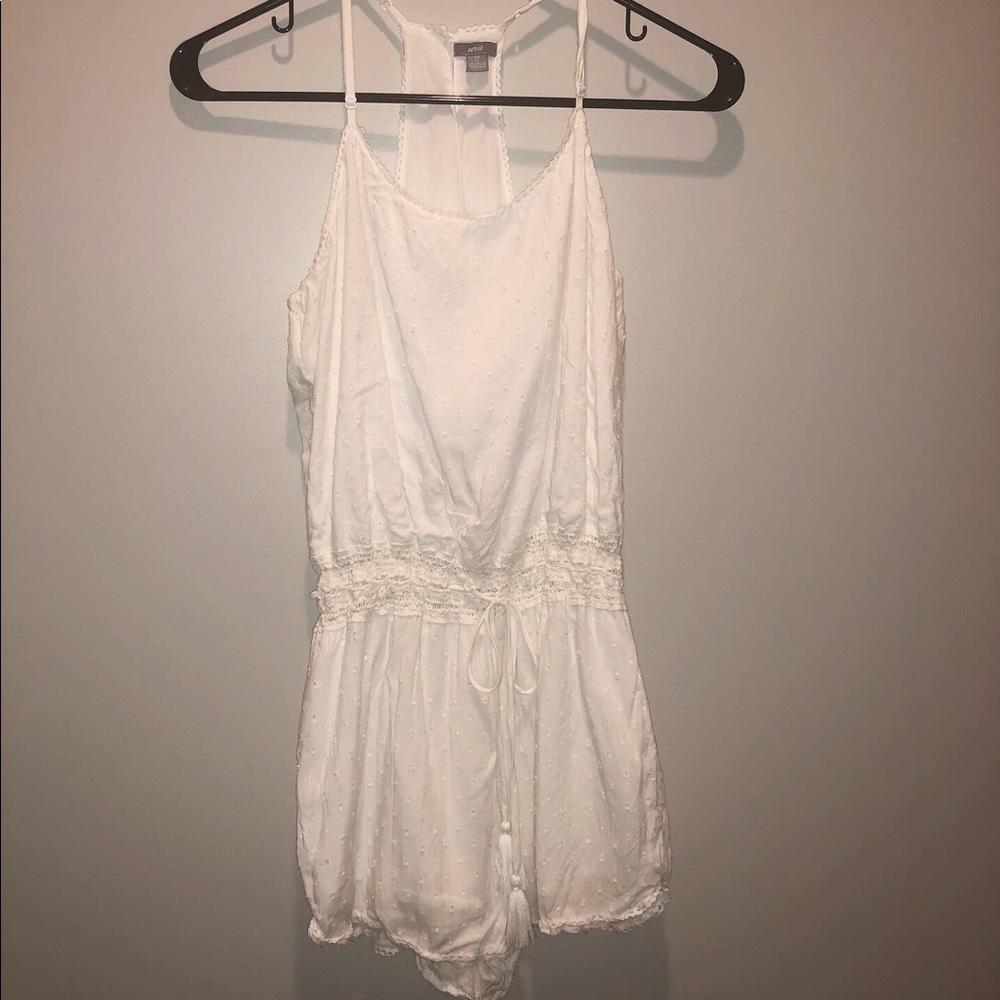Aerie tassel romper
